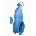 Double Flange Resilient Seated Gate Valve with Gearbox